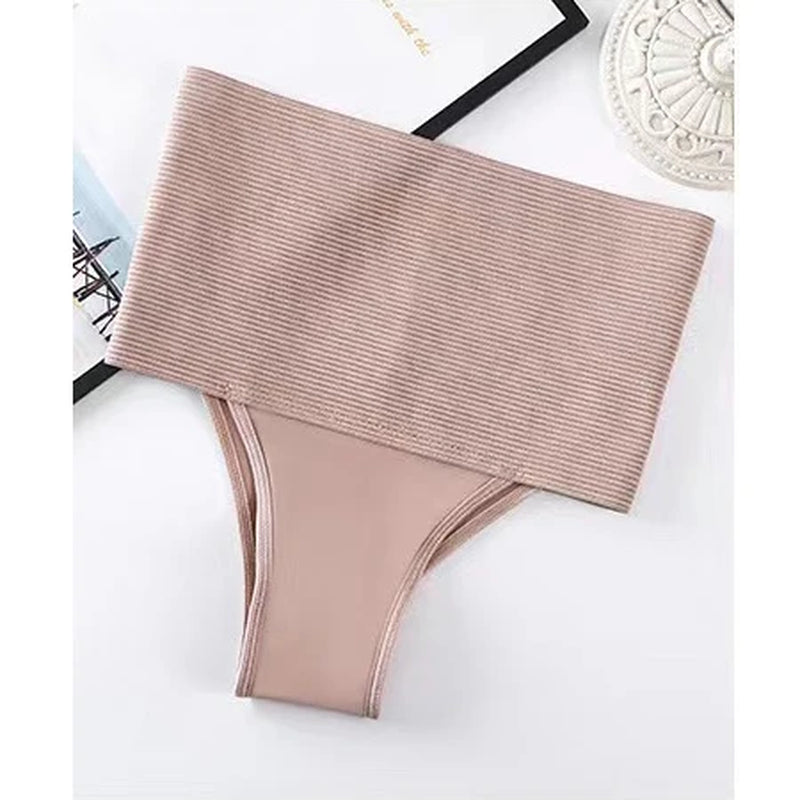 High Waist Postpartum Panties Women'S Abdomen Hip Lift Brief Body Shaping Pants Breathable Slimming Underwear Belly Compression